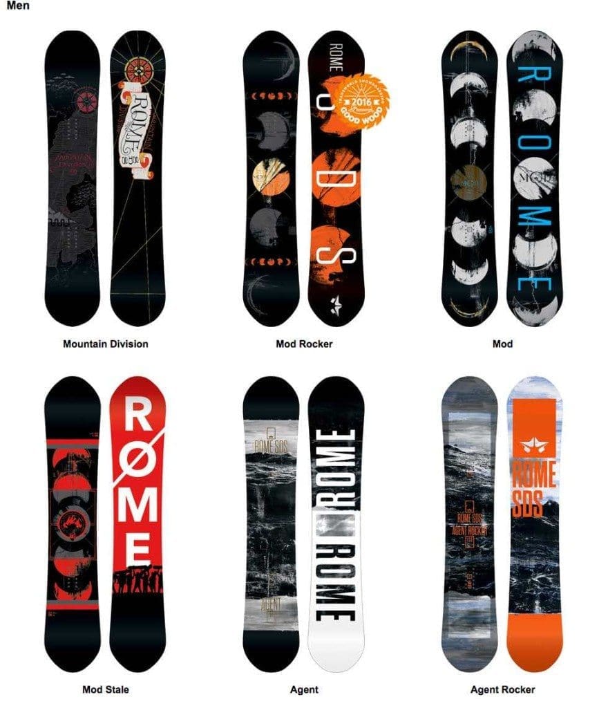 Rome Snowboard Mountain Collection